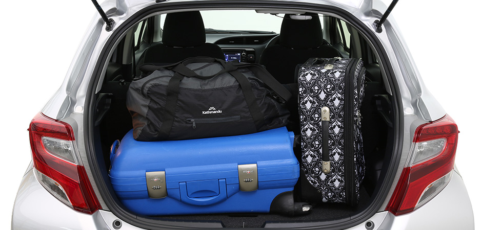 toyota yaris luggage capacity #3