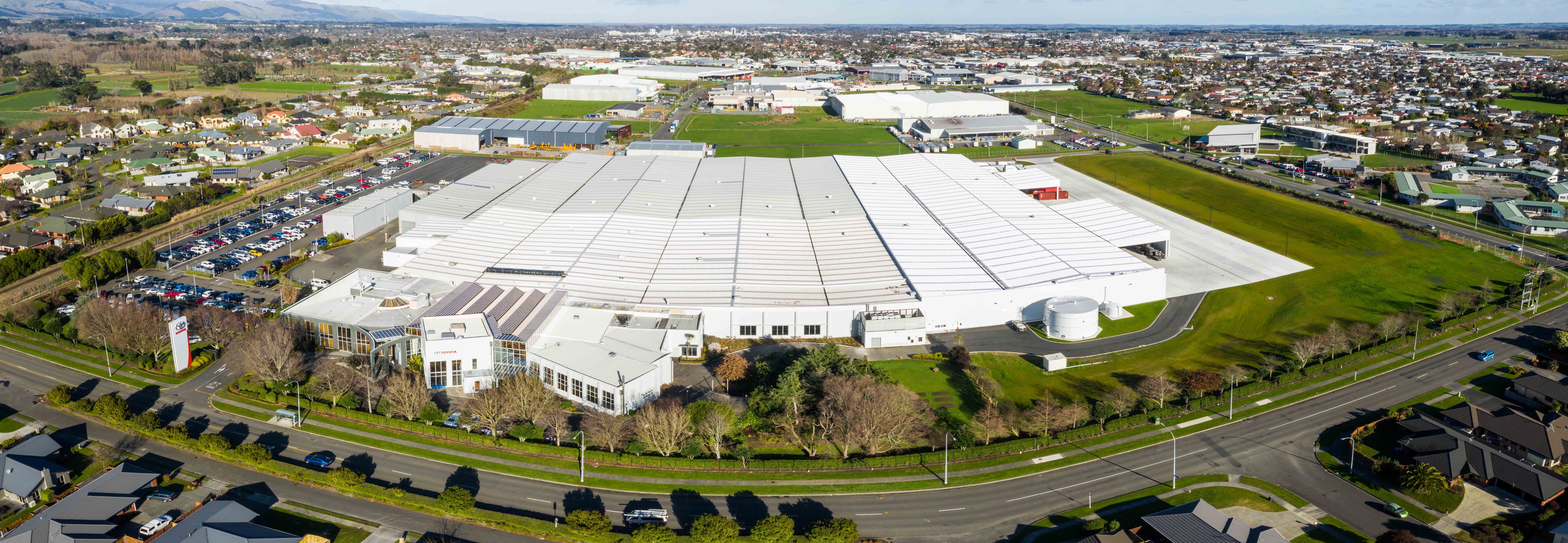 IMAGE_Aerial shot of Toyota New Zealand