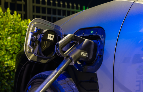 bZ4X Public Charger Outlet