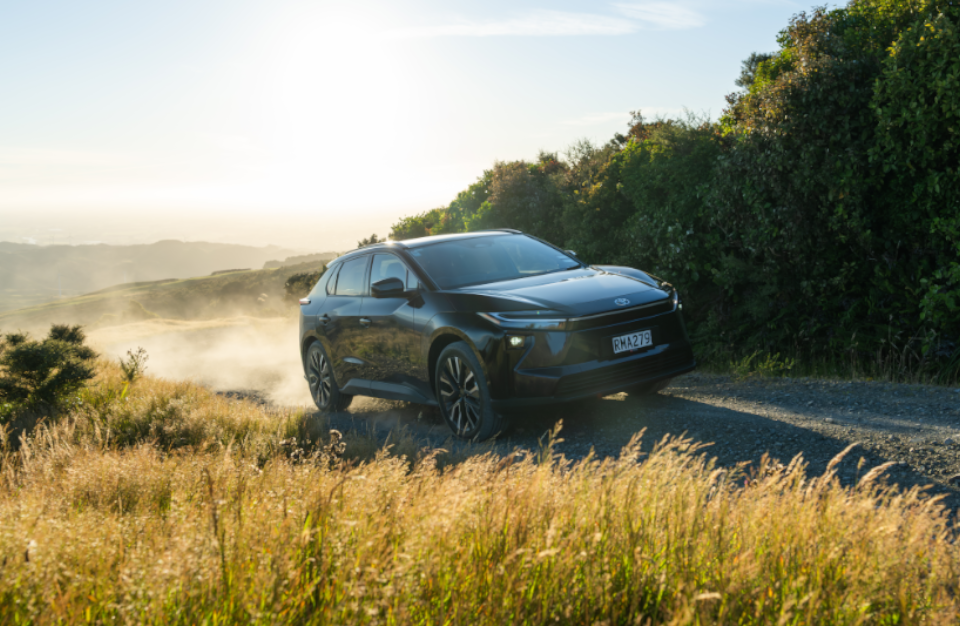 bZ4X Motion Electric Vehicle Side View